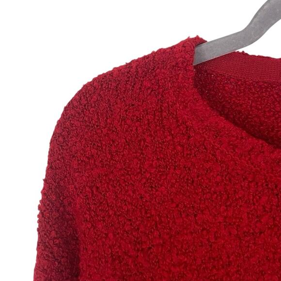 Pure Jill Red Knit Crewneck Sweater - Picture 5 of 8